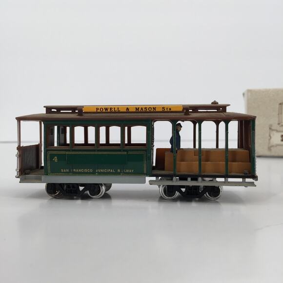Reader's Digest Mini Die-cast Train Vintage 5" X 2.5" Open Viewing CAR w/ box - Picture 4 of 5